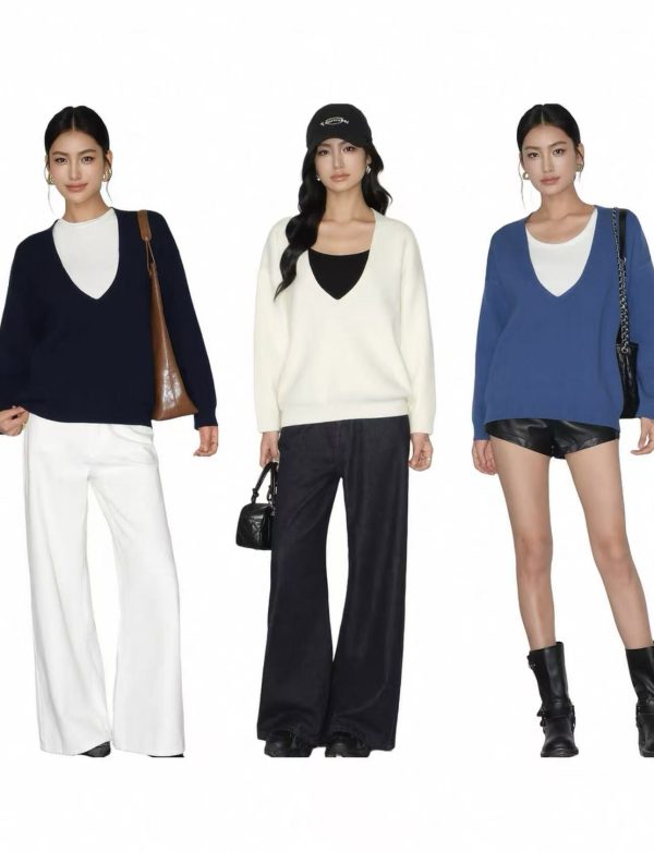knitted shirt casual top