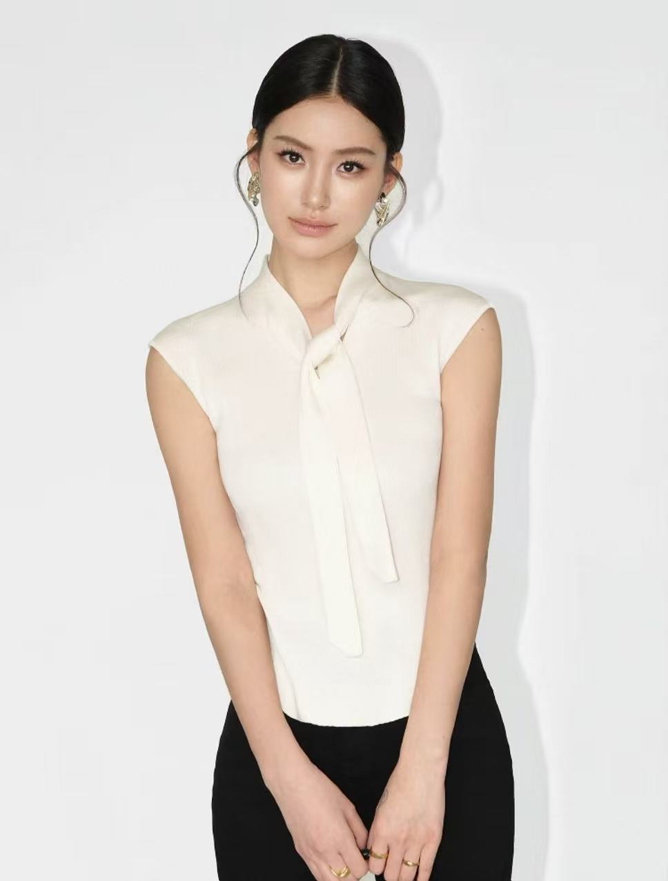 Sleeveless knitted vest - 图片 4