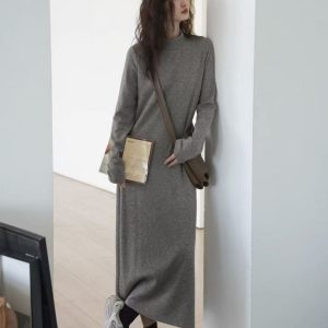 half turtleneck base layer dress