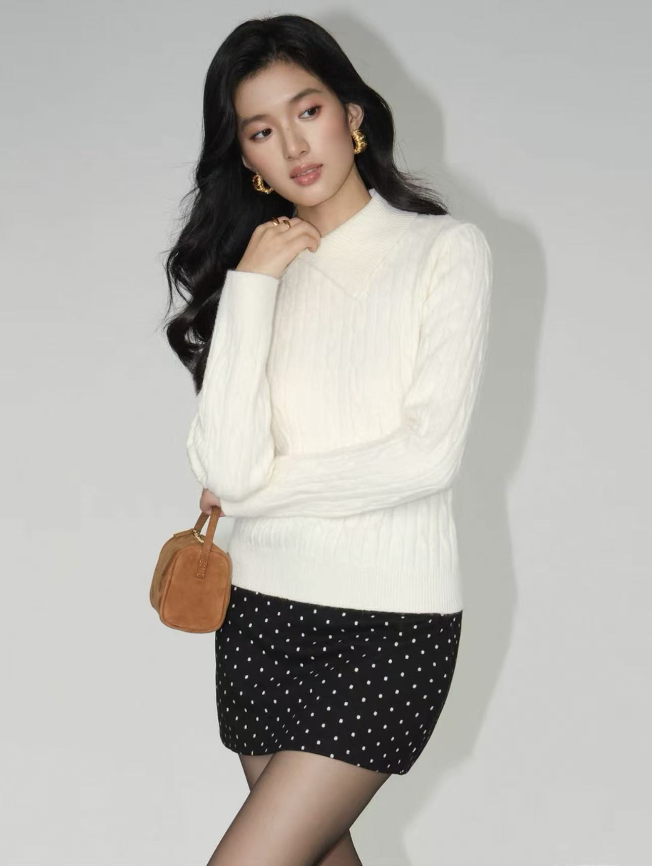 collared cable knit pullover sweater collared cable knit pullover sweater